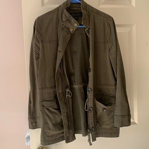 Lucky Brand Army Green utility’s zip up jacket
